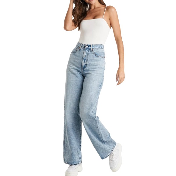 Levis jeans wide leg Clearance